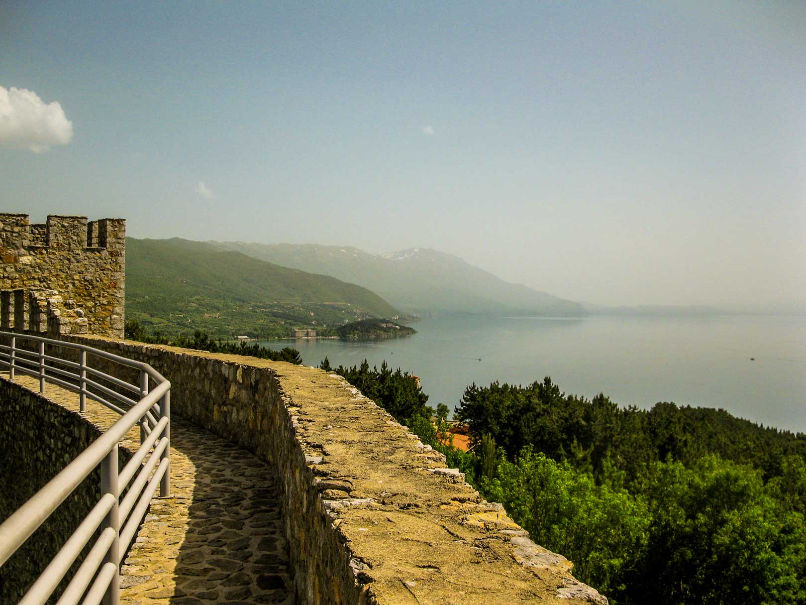 view to ohrid lake above the fort travelshare.gr Οχρίδα