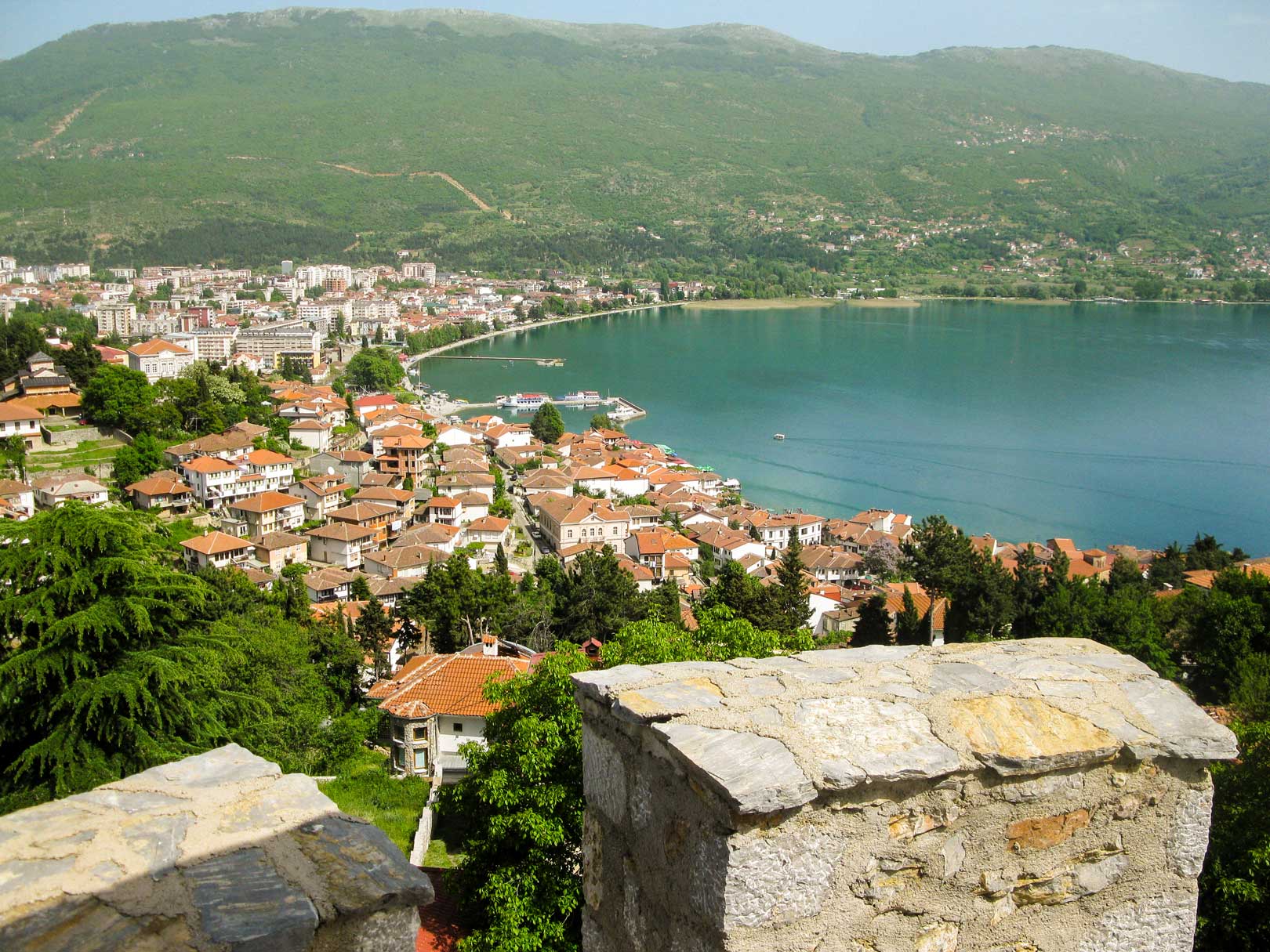 Οχρίδα view from ohrid fort travelshare.gr
